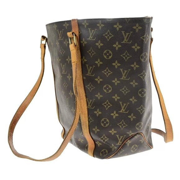 LOUIS VUITTON Sac Shopping Shoulder Tote Bag Monogram Leather - Picture 10 of 16